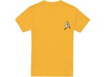 Star Trek - Maglietta "Command Uniform"" Da Uomo TV5629 (M) (Oro)"