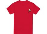 Star Trek - Maglietta "Engineering Uniform"" Da Uomo TV5631 (Xxl) (Rosso)"