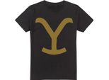 Yellowstone - Maglietta Da Uomo TV5681 (3XL) (Nero)