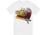 Star Trek - Maglietta "Strange New Worlds"" Da Uomo TV5730 (4XL) (Bianco)"