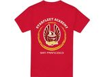 Star Trek - Maglietta "Accademia Araldica"" Da Uomo TV5924 (Xl) (Rosso)"