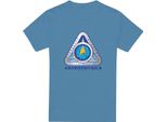 Star Trek - Maglietta "Astrofisica"" Da Uomo TV5920 (Xxl) (Blu Carolina)"