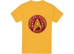 Star Trek - Maglietta "Command"" Da Uomo TV5917 (M) (Oro)"
