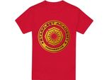 Star Trek - Maglietta "Engineering"" Da Uomo TV5919 (3XL) (Rosso)"