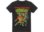 Teenage Mutant Ninja Turtles - Maglietta "Mutant Mayhem"" Da Uomo TV6395 (Xl) (Nero)"