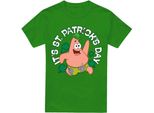 Spongebob Squarepants - Maglietta "E' Il Giorno Di San Patrizio"" Da Uomo TV6387 (S) (Verde Irlandese)"
