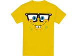 Spongebob Squarepants - Maglietta "Nerd"" Da Uomo TV6530 (L) (Giallo)"