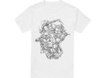 Teenage Mutant Ninja Turtles - Maglietta "Shinobis"" Da Uomo TV6553 (L) (Bianco)"