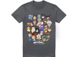 Avatar: The Last Airbender - Maglietta Da Uomo TV6524 (M) (Charcoal)