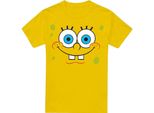 Spongebob Squarepants - Maglietta "Smiling"" Da Uomo TV6527 (L) (Giallo)"