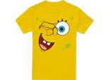 Spongebob Squarepants - Maglietta "Winking"" Da Uomo TV6529 (4XL) (Giallo)"