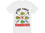 Teenage Mutant Ninja Turtles - Maglietta "Pizza Is Forever"" Da Uomo TV6571 (L) (Bianco)"
