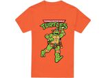 Teenage Mutant Ninja Turtles - Maglietta Da Uomo TV6669 (L) (Arancione)