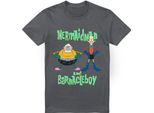 Spongebob Squarepants - T-Shirt Da Uomo TV6626 (L) (Charcoal)