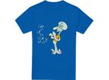 Spongebob Squarepants - Maglietta "Squidward's Clarinet"" Da Uomo TV6662 (Xl) (Blu Reale)"
