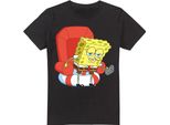 Spongebob Squarepants - Maglietta "Head Out Meme"" Da Uomo TV6663 (Xxl) (Nero)"