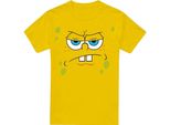 Spongebob Squarepants - Maglietta "Angry"" Da Uomo TV6665 (L) (Giallo)"