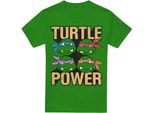 Teenage Mutant Ninja Turtles - Maglietta "Turtle Power"" Da Uomo TV6675 (Xxl) (Verde Irlandese)"
