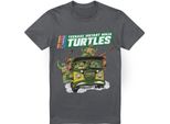 Teenage Mutant Ninja Turtles - Maglietta Da Uomo TV6677 (4XL) (Charcoal)