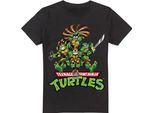 Teenage Mutant Ninja Turtles - Maglietta Da Uomo TV6667 (3XL) (Nero)