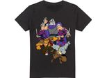 Teenage Mutant Ninja Turtles - Maglietta Da Uomo "Shredder And Foot Clan"" TV6678 (5XL) (Nero)"