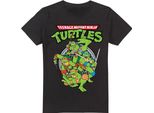 Teenage Mutant Ninja Turtles - Maglietta Da Uomo TV6651 (M) (Nero)