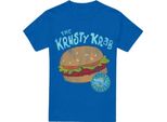 Spongebob Squarepants - Maglietta "Krusty Krab"" Da Uomo TV6652 (Xl) (Blu Reale)"