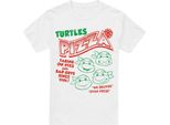 Teenage Mutant Ninja Turtles - Maglietta "Turtles Pizza"" Da Uomo TV6681 (Xxl) (Bianco)"