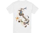 Avatar: The Last Airbender - Maglietta "Hang On"" Da Uomo TV6713 (L) (Bianco)"