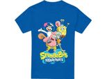 Spongebob Squarepants - Maglietta Da Uomo TV6640 (4XL) (Blu Reale)