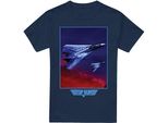 Top Gun - T-Shirt Da Uomo TV7023 (M) (Blu Navy)