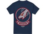 Top Gun: Maverick - Maglietta "Call Sign"" Da Uomo TV7056 (L) (Blu Navy)"