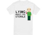 South Park - Maglietta Da Uomo "Mentire Rende Sterili"" TV7243 (M) (Bianco)"
