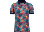 Polo Ragman Con Stampa Allover