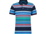 Ragman Polo Multicolour Stripe