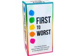 First To Worst Gioco Di Carte - Inglese