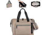 Borsa Fasciatoio Kikkaboo Maxi Con Fasciatoio, Borsa Piccola, Zip Marrone