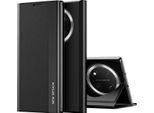 Per Honor Magic 7 Lite / X9C Design Elettroplaccato Flip Custodia In Pelle Finta Nero