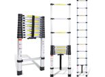 Bettizia Scala Telescopica Professionale 3,2M In Alluminio Portata 150Kg Scala Multiuso Piedini In Gomma Antiscivolo