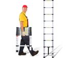 Bettizia Scala Telescopica Professionale 2,6M In Alluminio Portata 150Kg Scala Multiuso Piedini In Gomma Antiscivolo