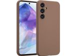 Samsung Galaxy A55 Sleeve - Silicone - Custodia Morbida Accezz/Copertura Posteriore - Marrone Chiaro