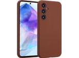 Samsung Galaxy A55 Cover - Silicone - Custodia Morbida Accezz/Copertura Posteriore - Marrone