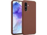 Samsung Galaxy A56/Samsung Galaxy A36 Cover - Silicone - Custodia Morbida Accezz/Copertura Posteriore - Marrone