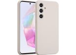 Samsung Galaxy A35 Cover - Silicone - Custodia Morbida Accezz/Copertura Posteriore - Beige