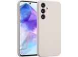 Samsung Galaxy A55 Cover - Silicone - Custodia Morbida Accezz/Copertura Posteriore - Beige