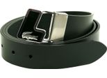 Lacoste Pelle Cintura Plain Leather Belt W95 Sinople Verde Scuro