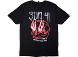 Sum 41 - Maglietta "Tour '24"" Con Stampa Posteriore Per Uomo/Donna Unisex RO13058 (Xxl) (Nero)"