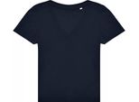 B&C - Maglietta Con Scollo A V "#E150"" Da Donna RW10561 (3XL) (Navy)"