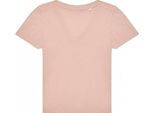 B&C - Maglietta Con Scollo A V "#E150"" Da Donna RW10561 (Xl) (Rosso Chiaro)"