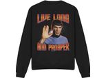 Star Trek - Felpa "Original Live Long And Prosper"" Per Uomini/Donne Unisex TV11280 (Xxl) (Nero)"